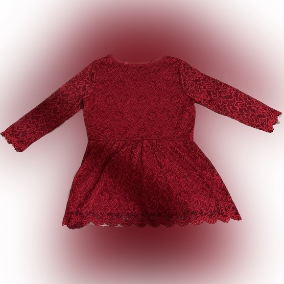 Women’s Isaac Mizrahi Live Red Lace Blouse - Small (S) - Picture 6 of 6